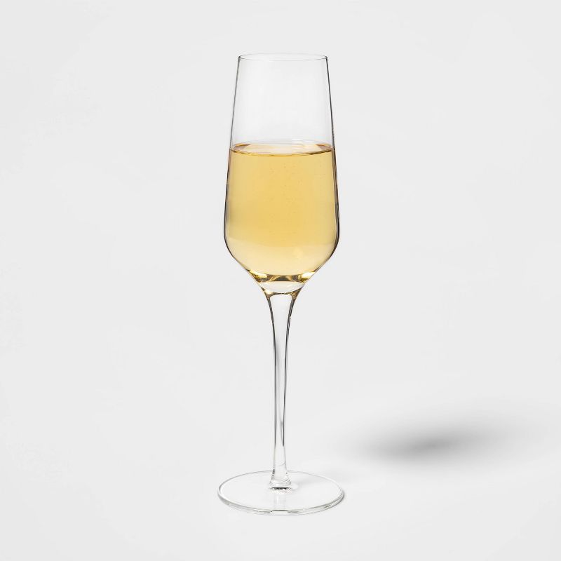 8oz 4pk Glass Champagne Glasses - Threshold™