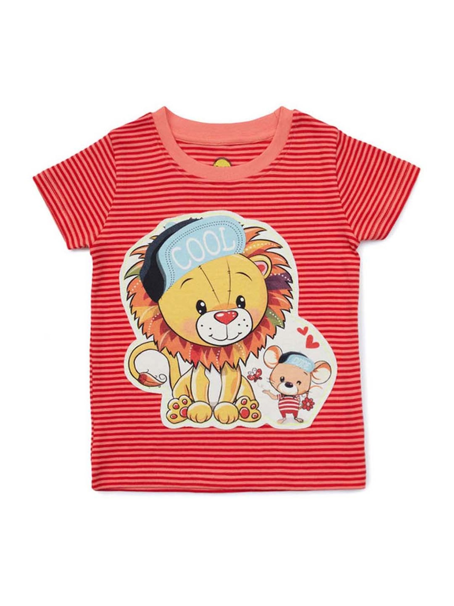 Pranava Boys Multicolor Printed T-Shirt (Pack of 2)