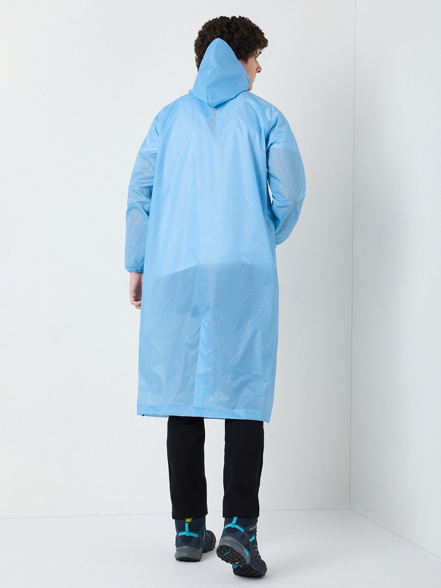 Wildcraft Ariel Blue Regular Fit Rainwear Jacket