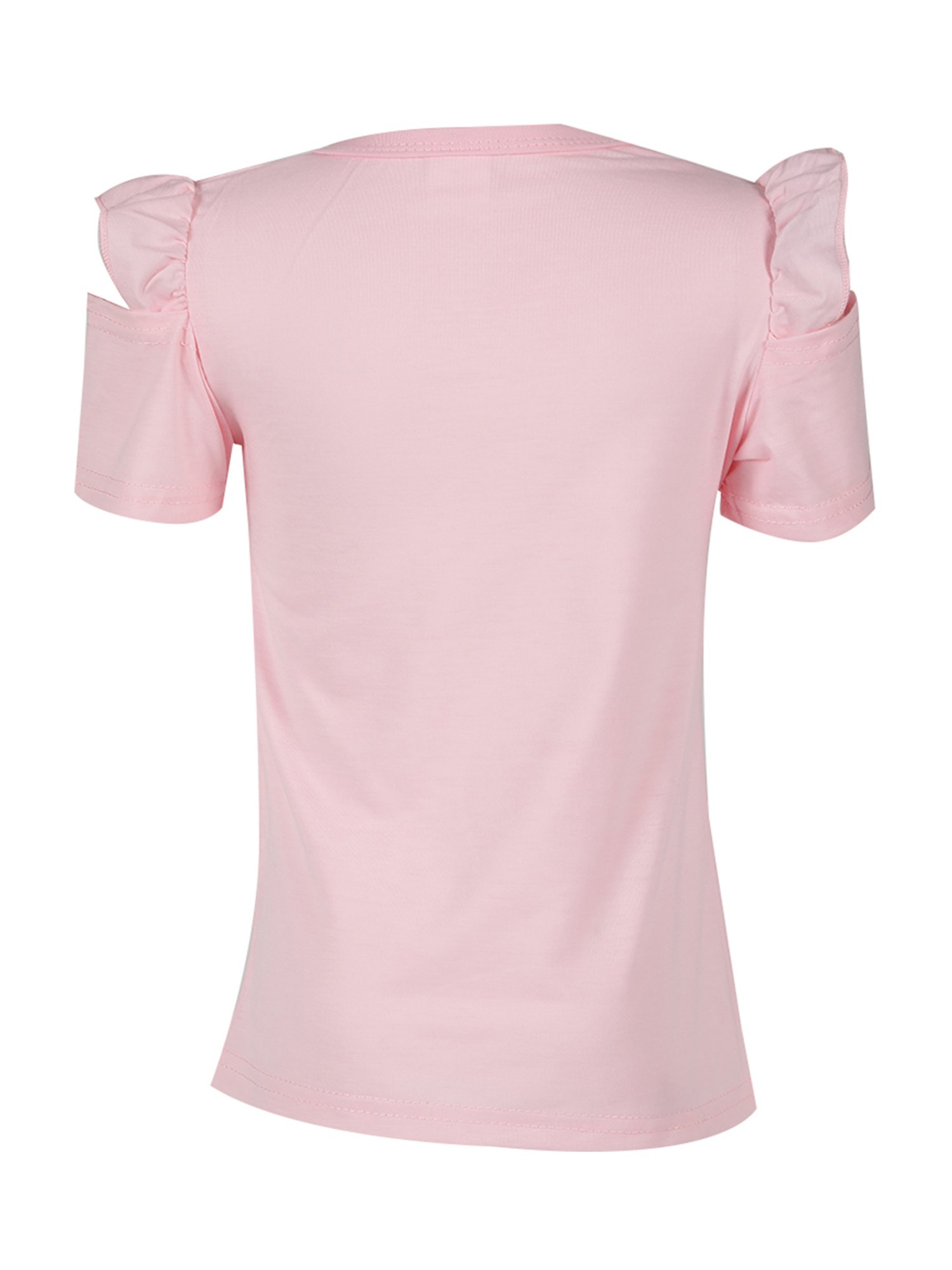 Passion Petals Kids Pink Cotton Printed Top