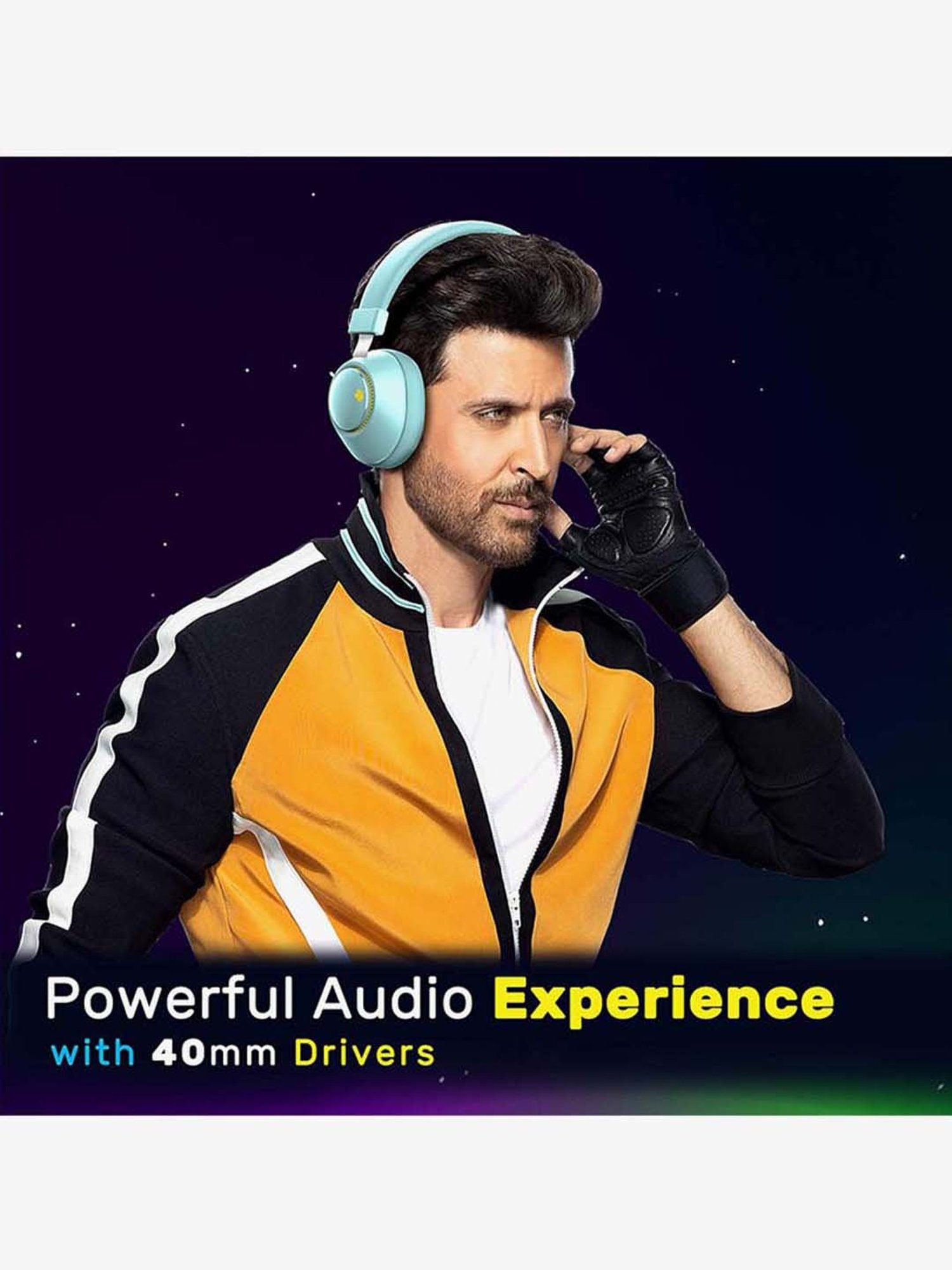 Zebronics Zeb-Duke Wireless Bluetooth Headphone with Microphone (Green)