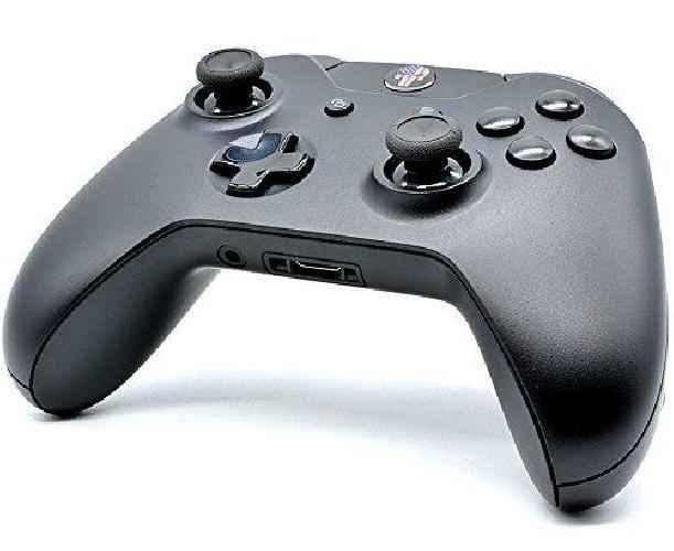 "American Skull" Xbox One Rapid Fire Modded Controller for COD BO3, MW Remastered, Ghosts, Destiny, GOW, Battlefield: Quick Scope, Drop Shot, Auto Run, Sniped Breath, Mimic, More (3.5 mm jack)
