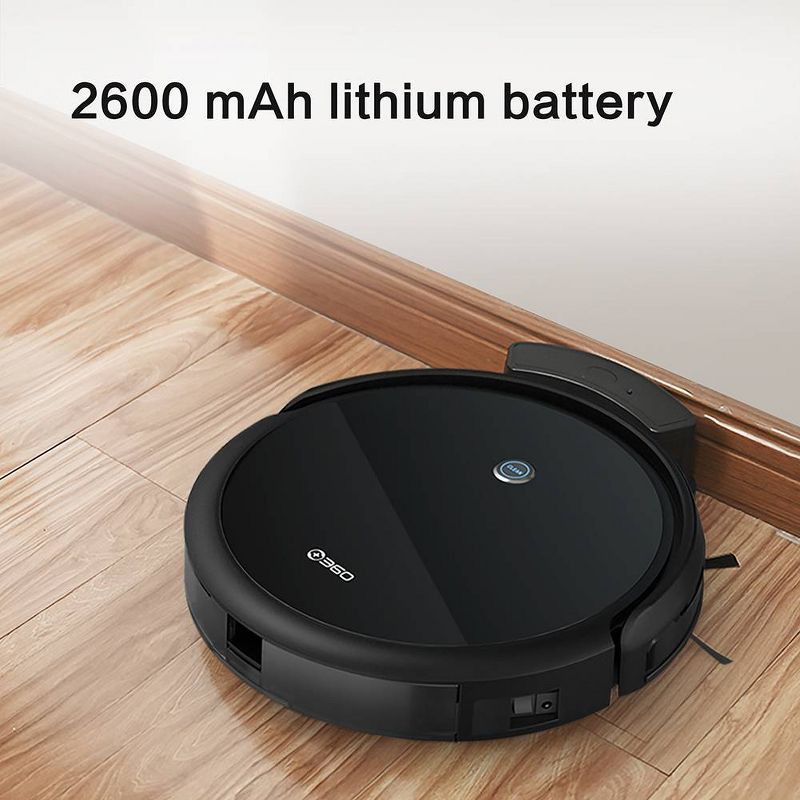 bObsweep PetHair Vision Wi-Fi Connected Robot Vacuum Cleaner and Mop - Steel