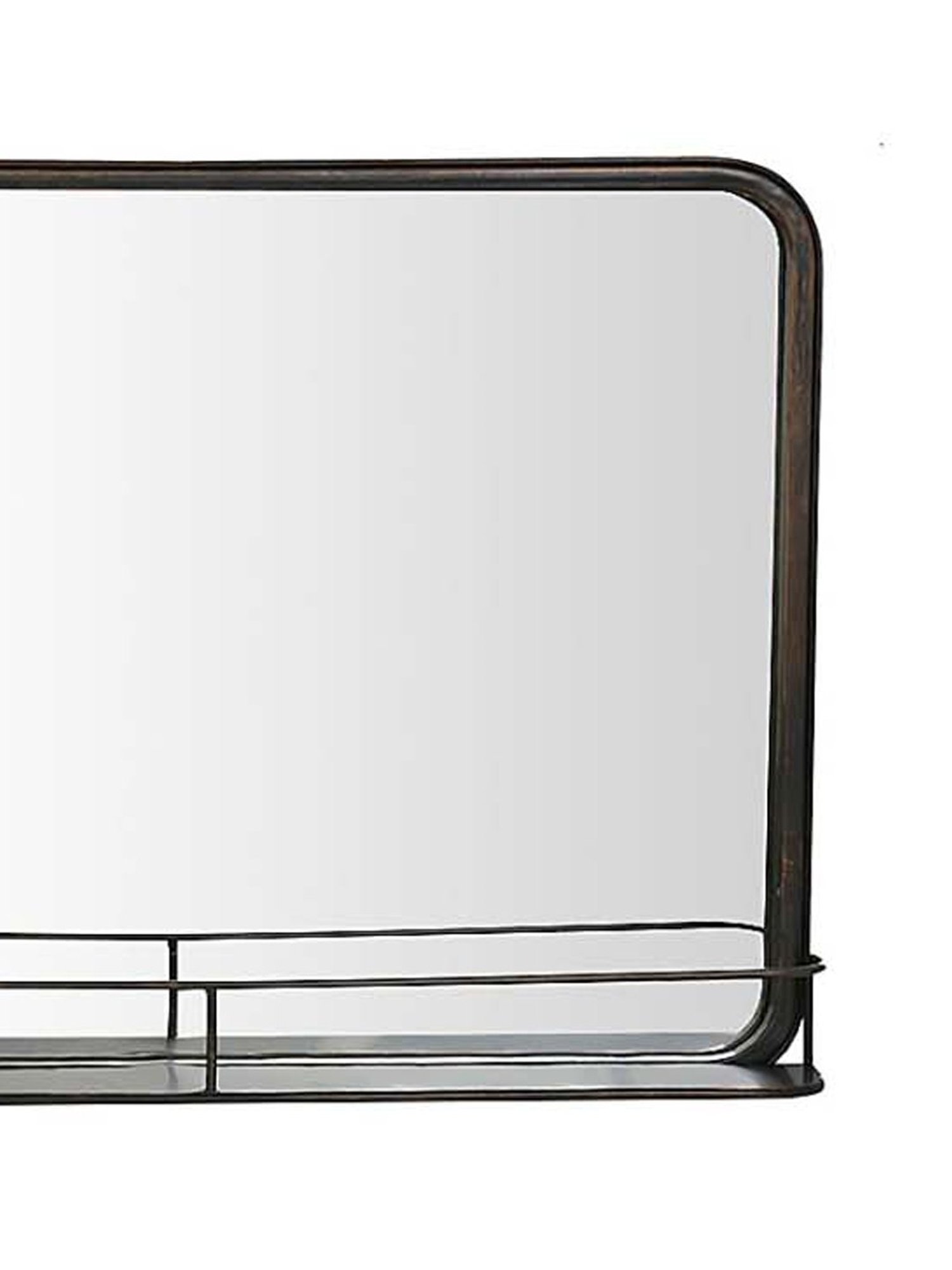Art Street Silver Glass Bevelled In Rectangle Frameless Wall Mirror