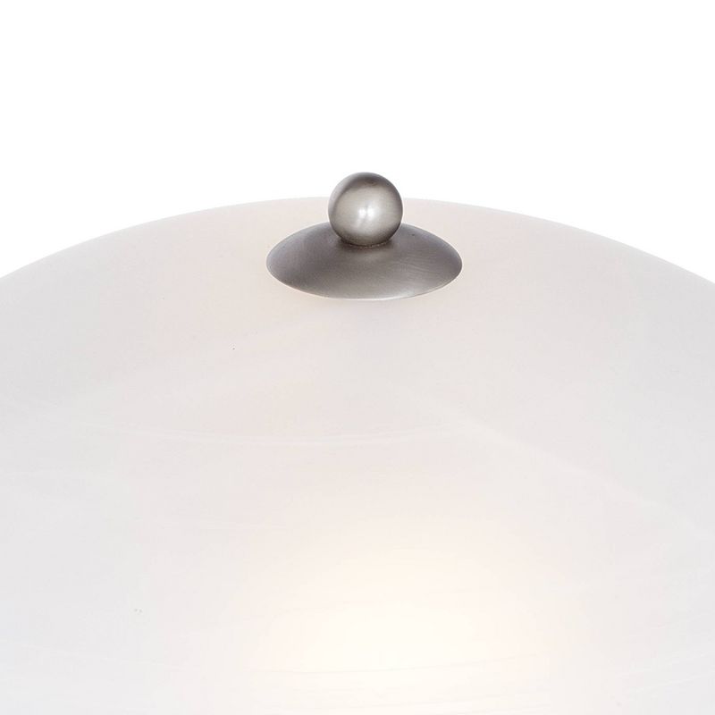 23" Iron/Seeded Glass Axel Farmhouse Industrial Task Lamp (Includes LED Light Bulb) Black - JONATHAN Y