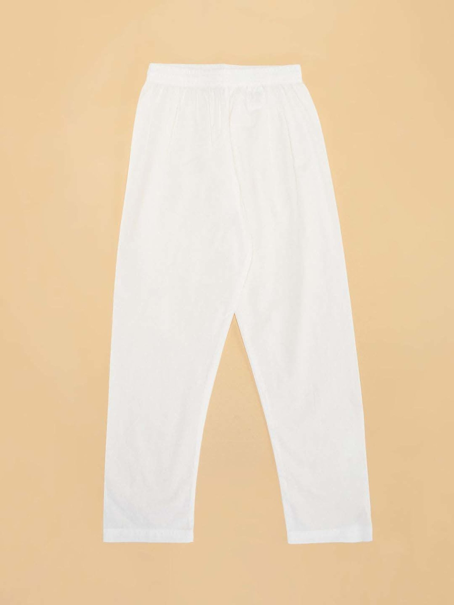 Indus Route by Pantaloons Boys Desert Sage Printed Full Sleeves Kurta Sets