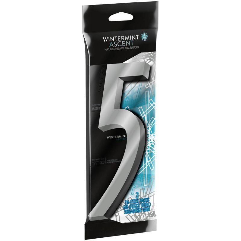 Wrigley's 5 Wintermint Ascent Sugarfree Gum Multipack - 45ct