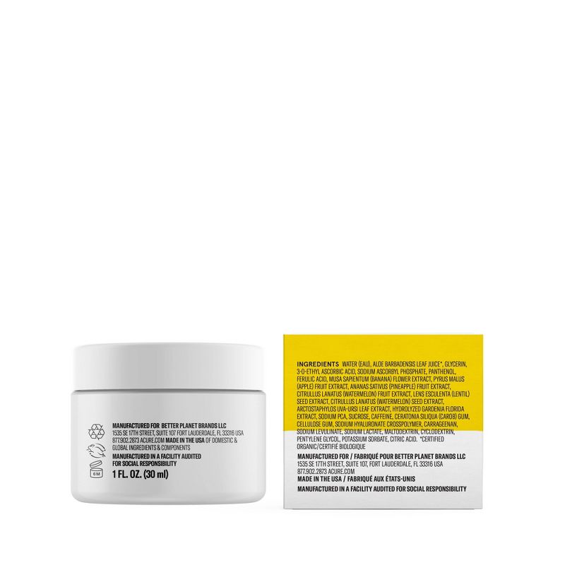 Acure Brightening Vitamin C Jelly Mask - 1 fl oz