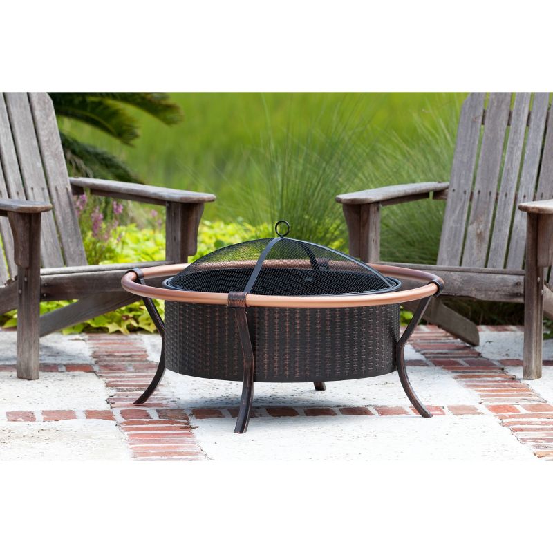 Copper Rail Fire Pit - Fire Sense