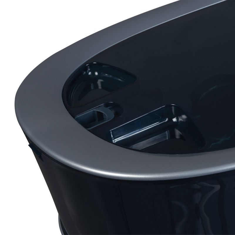 Amici Pet Marble Paw Glass Food Canister, 72oz