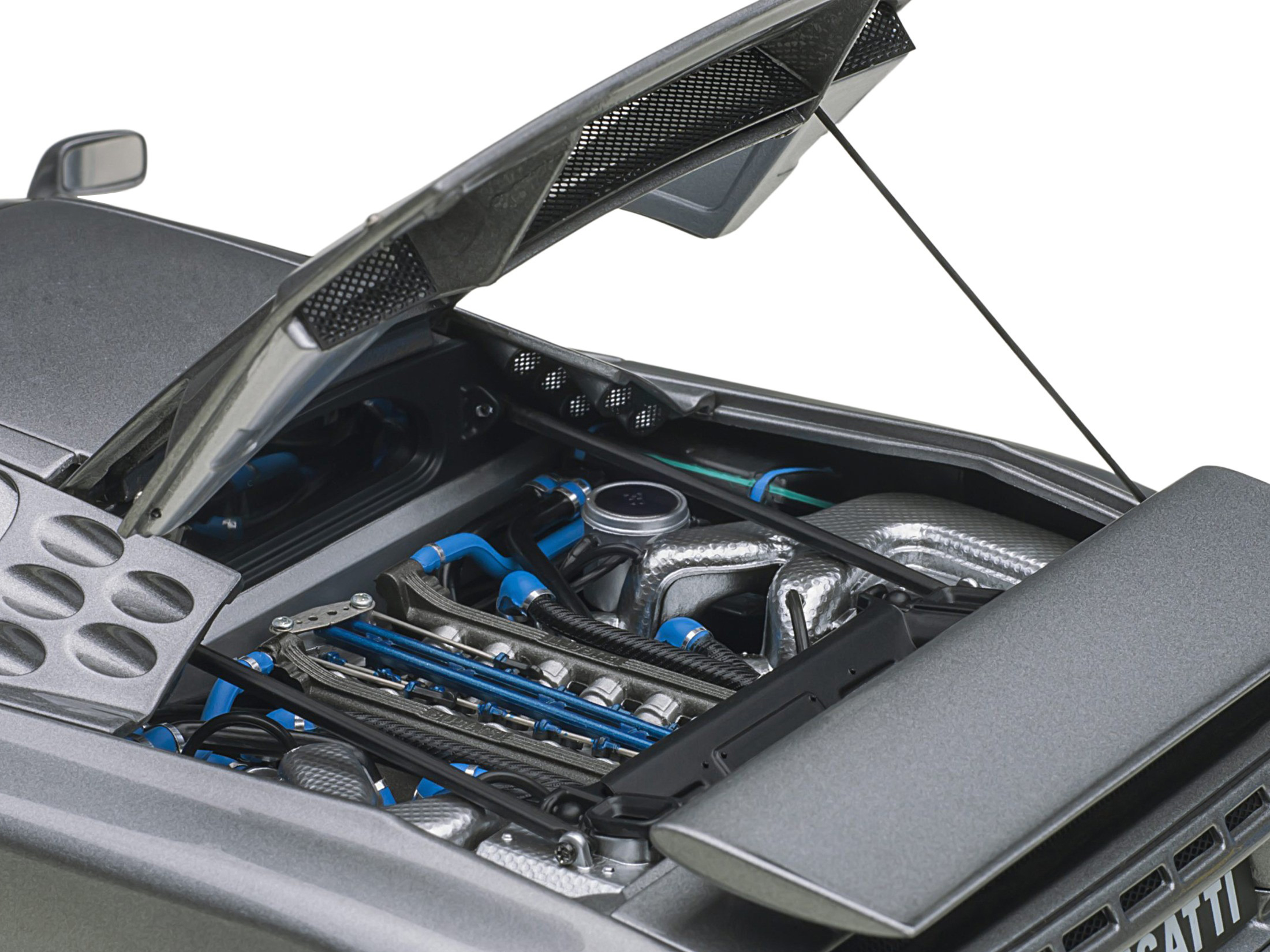 Bugatti Chiron Yellow and Black 1/24 Diecast Model Car by Maisto