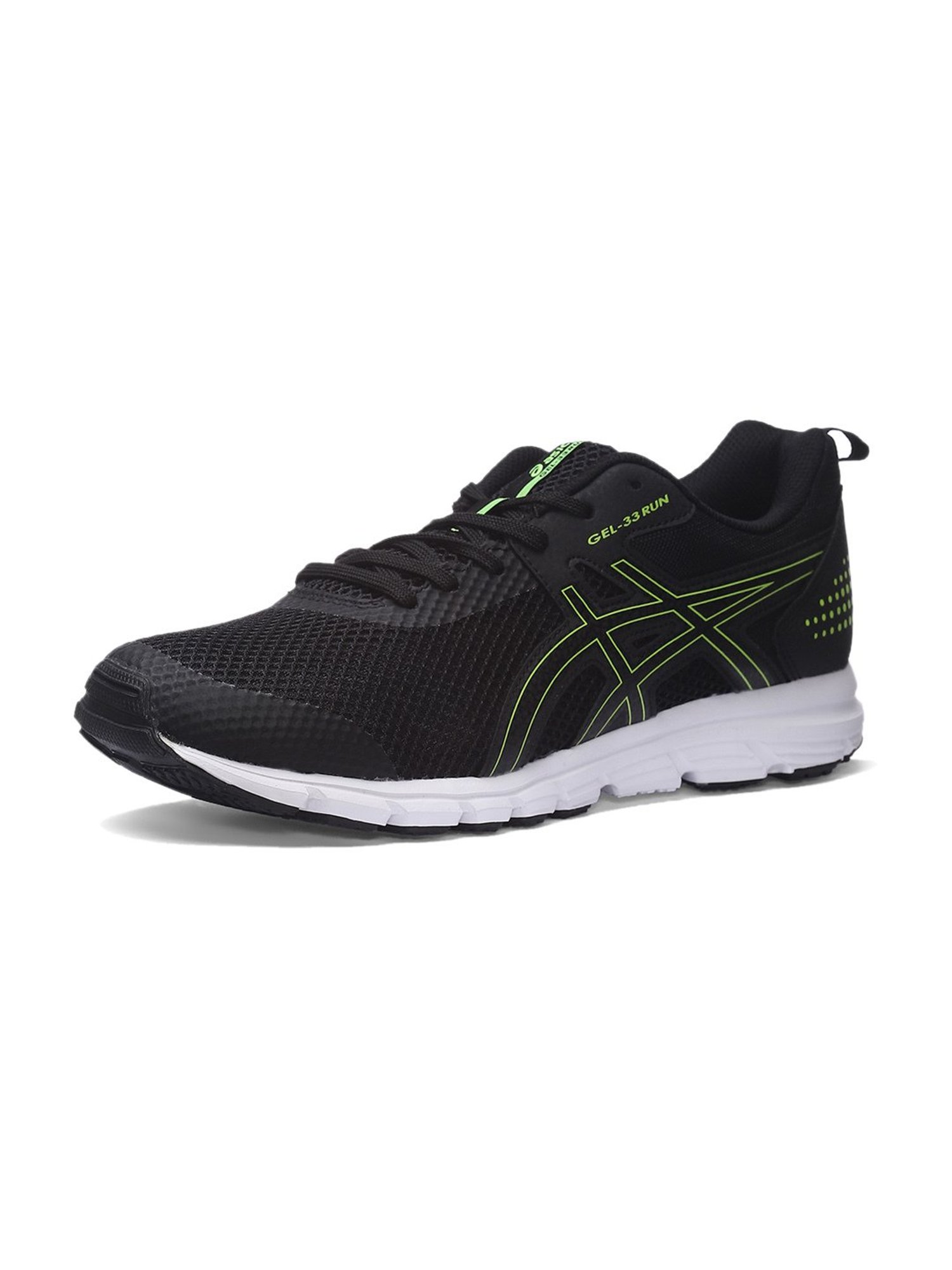 Asics Men's GEL-33 RUN Black Running Shoes