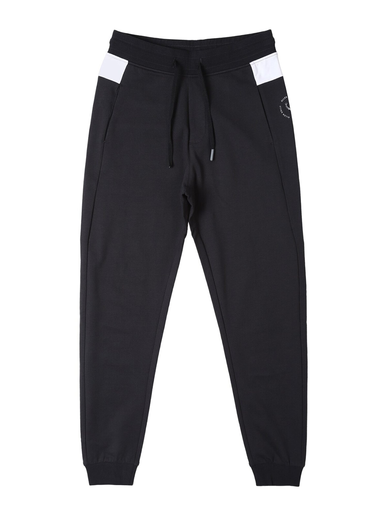 Allen Solly Junior Black Solid Joggers