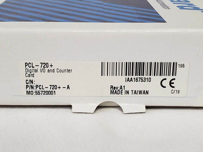 Advantech PC-LabCard PCL-720+ Digital I/O & Counter Card Plus