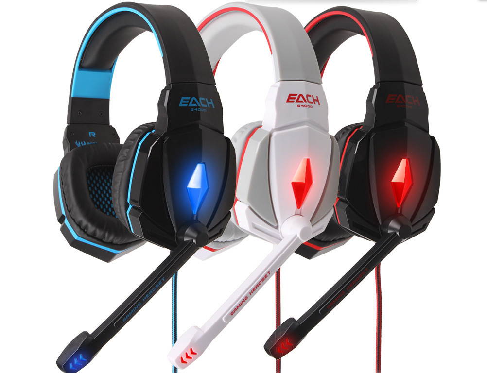 Hot Sale headphones  G4000 Vibration Colorful anti-noise stereo HIFI headphones Gaming Headset  3.5mm USB Wired Stereo Gaming Headphone with Microphone Game PC Headset