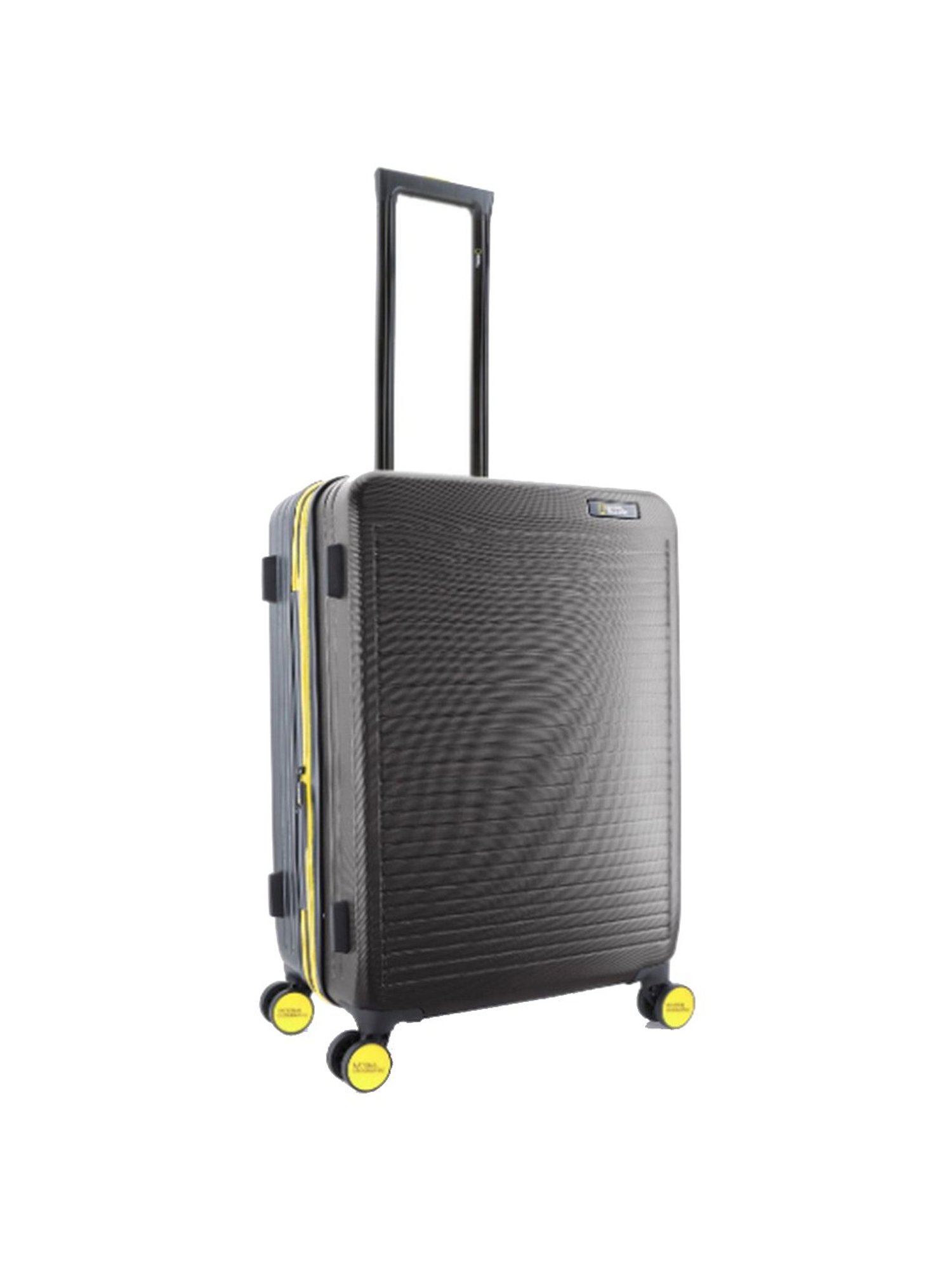 National Geographic Pulse Khaki/Black Medium Hard Check In Trolley - 24 Inch