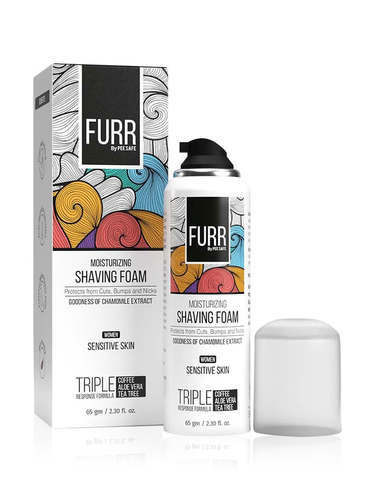 FURR by Pee Safe Moisturizing Shaving Foam for Women - 65 gm