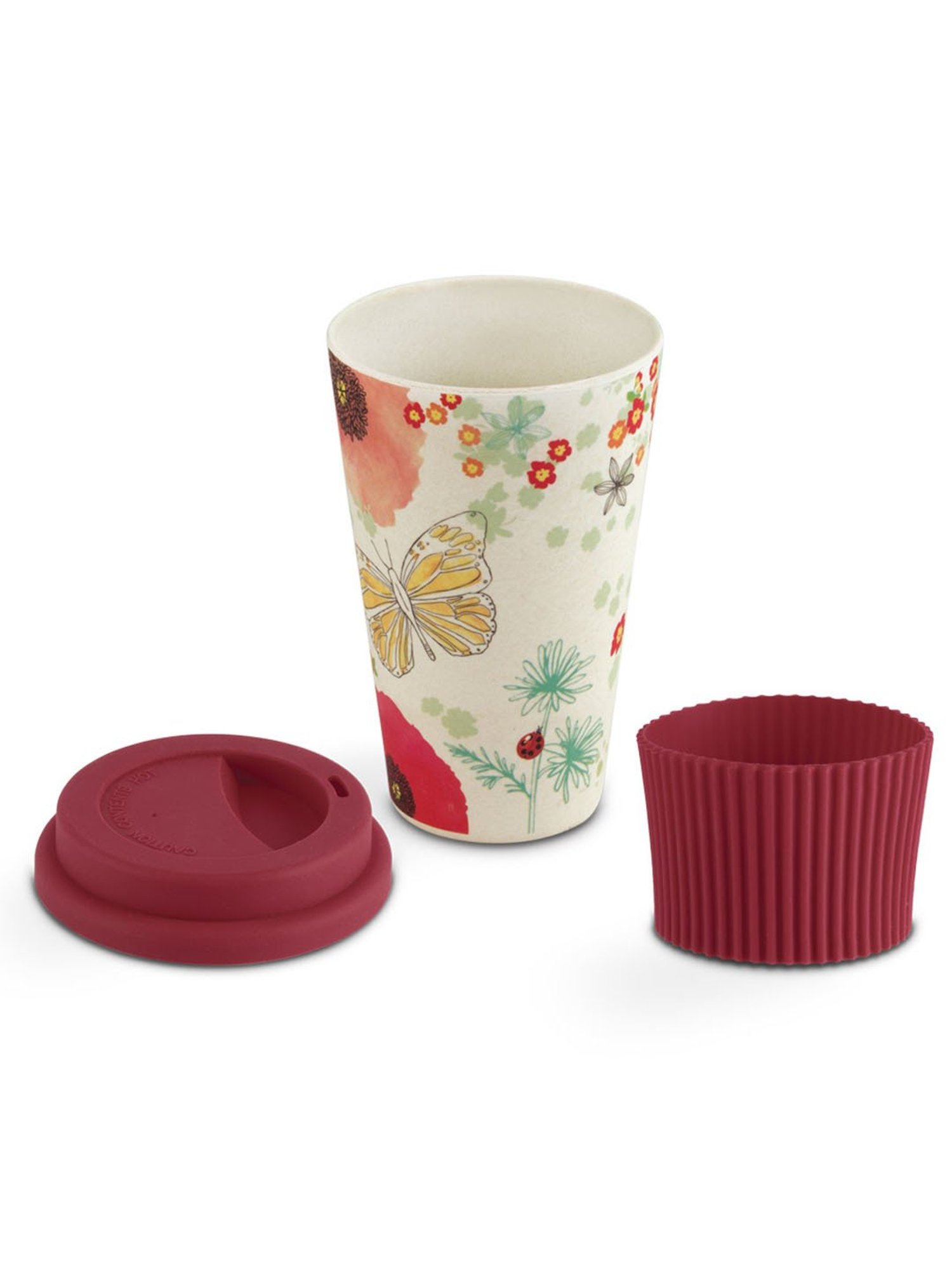 Freelance Red Bamboo Set of 1 Mugs