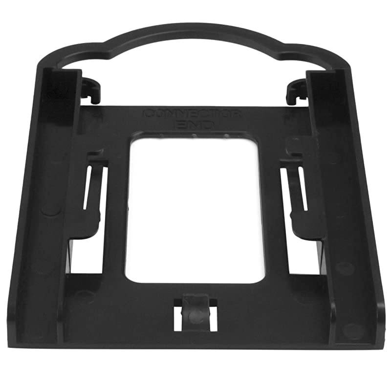 com 25 HDD SDD Mounting Bracket for 35 Drive Bay Toolless Installation 25 Inch SSD HDD Adapter Bracket BRACKET125PT Black