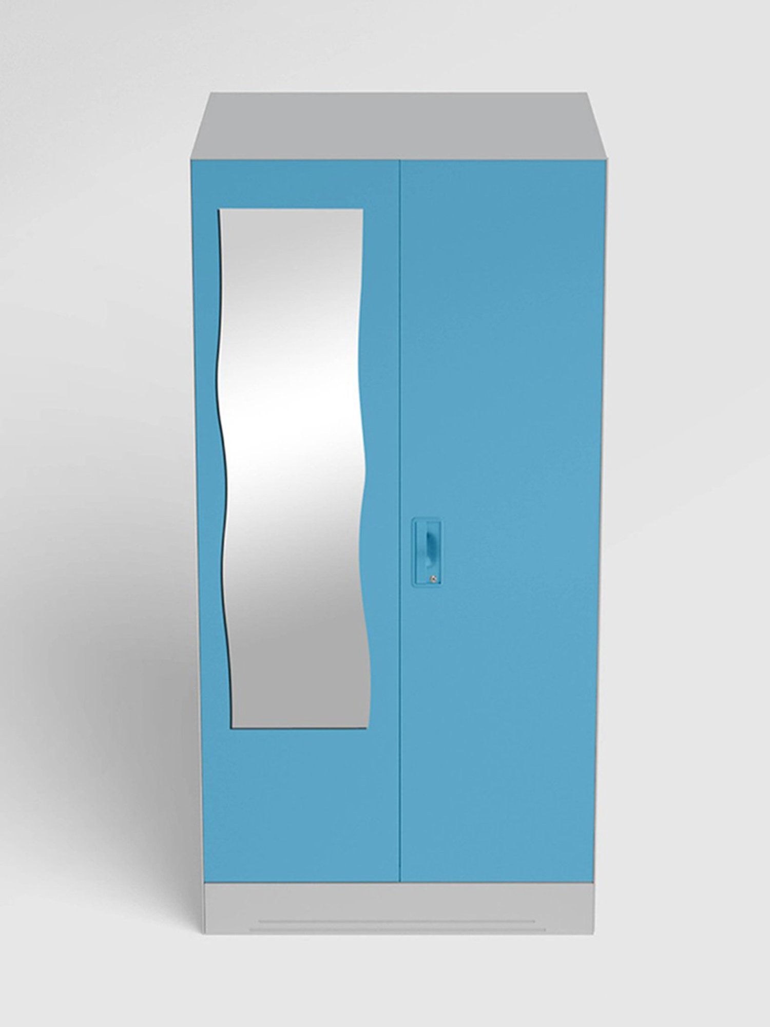 Godrej Interio Ewa Brown Engineered Wood 4 Door Wardrobe