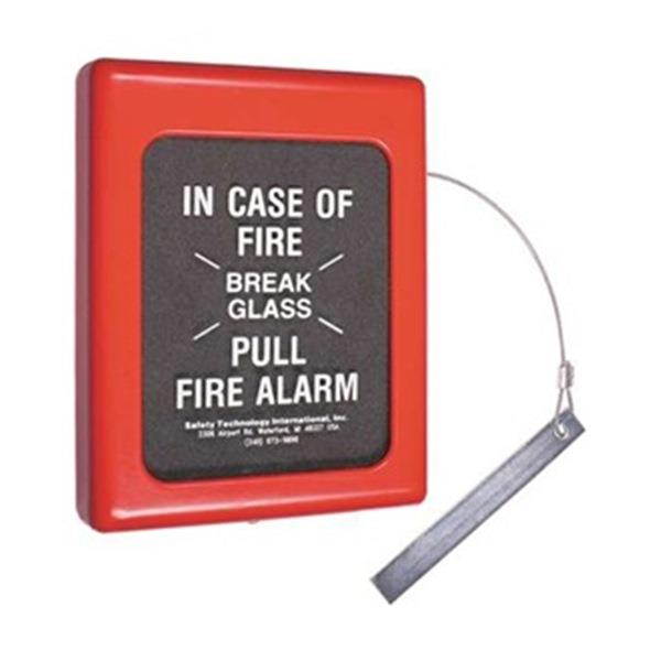 SAFETY TECHNOLOGY INTERNATIONAL STI-4100 Fire Alarm Break Glass Cover,6.5 x 9 In