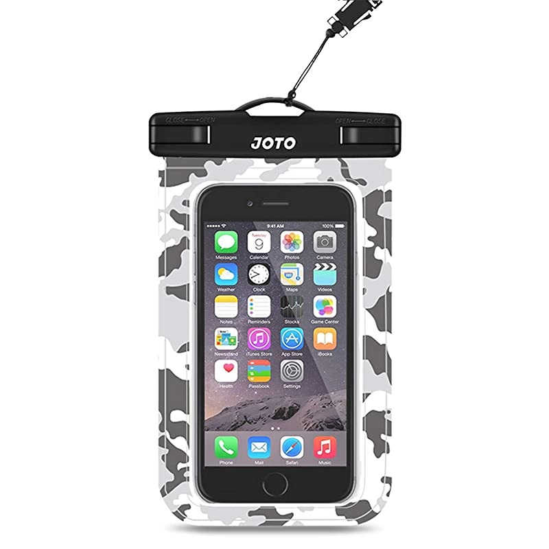 Universal Waterproof Pouch Cellphone Dry Bag Case for iPhone 11 Pro Max XS Max XR XS X 8 7 6S Plus Galaxy S10 Plus S10e S9 Plus S8 + Note 10+ 10 9 8 Pixel 4 XL 3a 2 up to 68quot Grey Camo