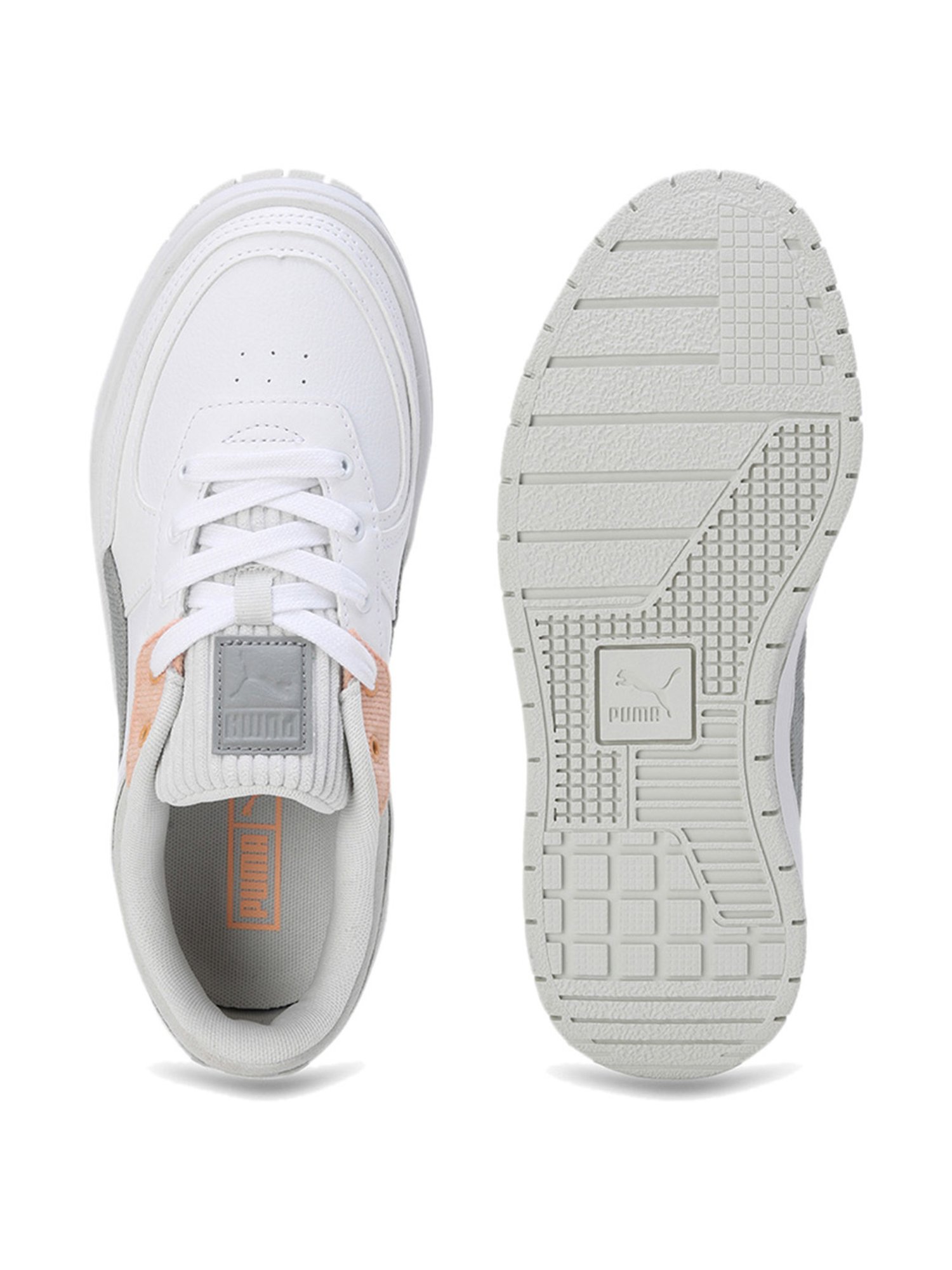 Puma Women's Cali Dream Corduroy Chic White Sneakers