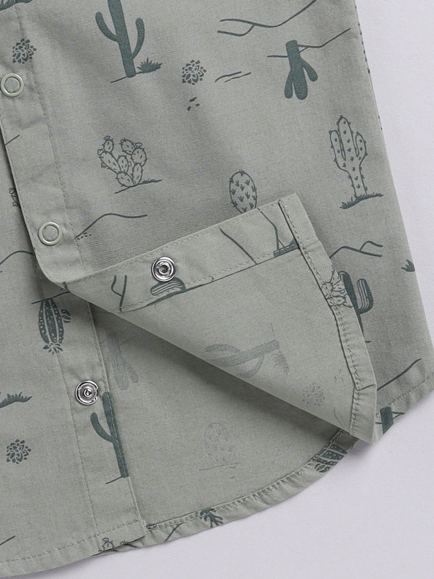 Clt.s Unisex Green Cotton Graphic Co-ord Set