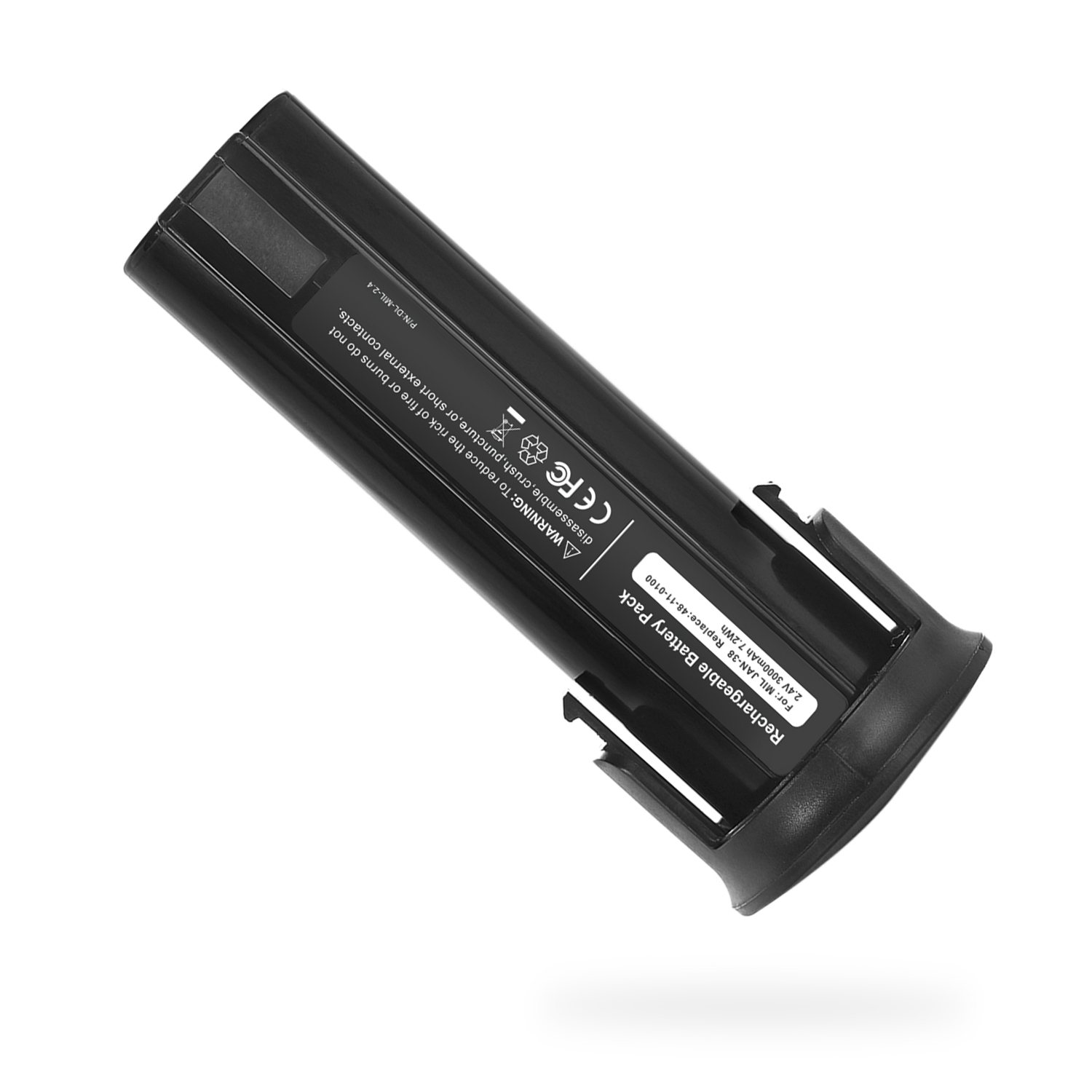 2.4V 3000mAh Ni-CD Replacement Battery for MILWAUKEE 48-11-0100 Cordless Screwdriver Rechargeable Batteries