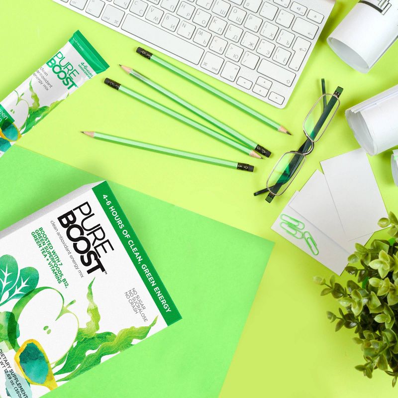 Pureboost Clean Energy Drink Mix - Green Mojo - 15ct