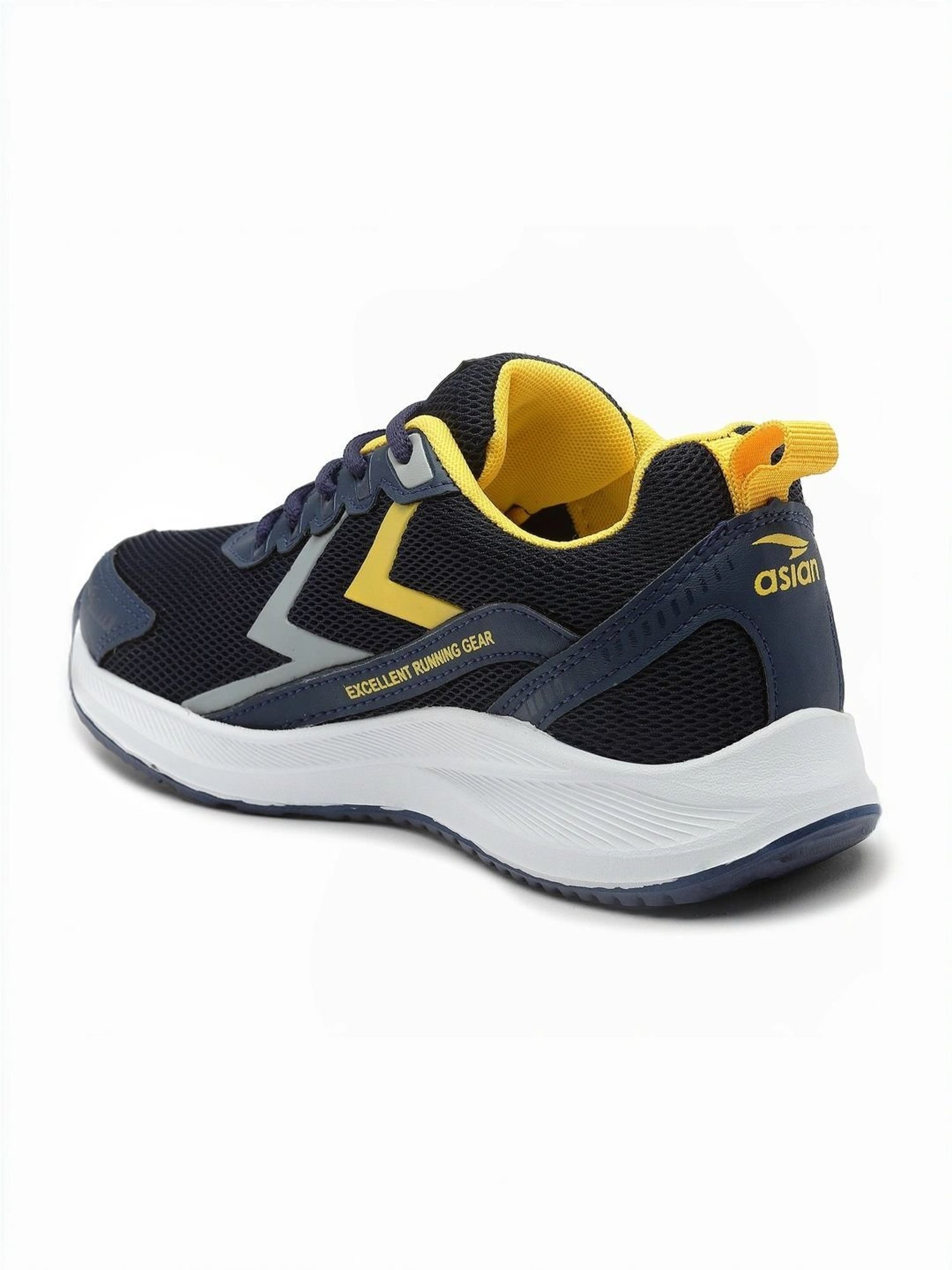 Asian Kids Navy Running Shoes