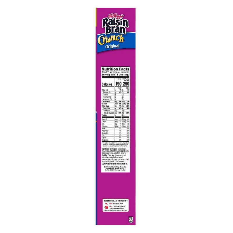 Raisin Bran Crunch Original Breakfast Cereal - 22.5oz - Kellogg's