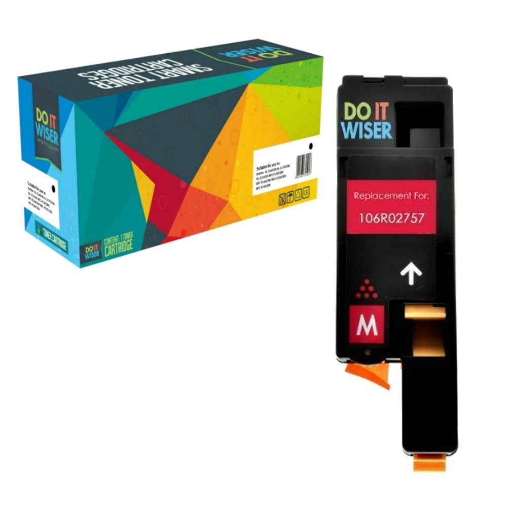 Do It Wiser Compatible Xerox WorkCentre 6027 6025, Phaser 6022 6020 Toner Cartridges (1 Black 106R02759, 1 Cyan 106R02756, 1 Magenta 106R02757, 1 Yellow 106R02758) - 4 Pack