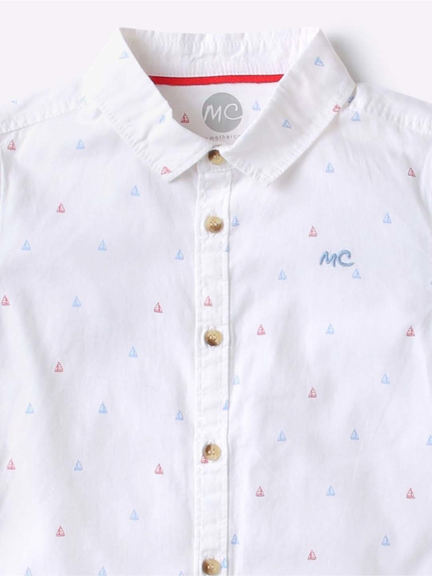 Mothercare Kids White Printed Shirt