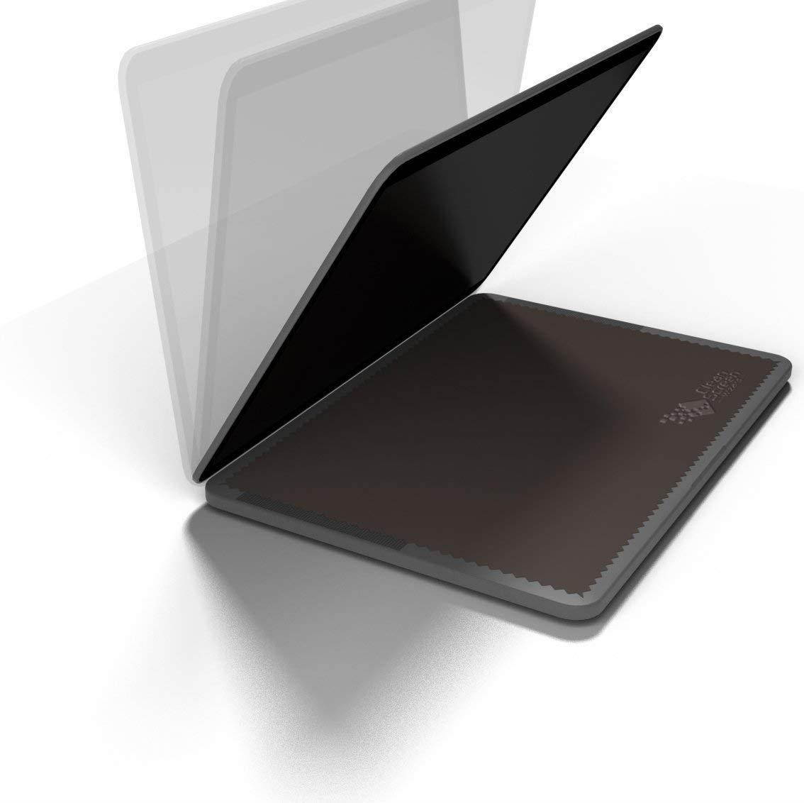 Clean Screen Wizard Microfiber Keyboard Covers, Screen Protectors, Screen Cleaner Kit for MacBook Pro 15, for MacBook Pro 13, Mac Air 13 and Laptops Multi Size Screens- 5 Pack Cloths and Sticker