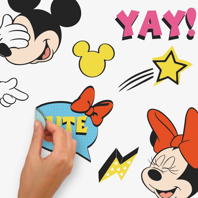 Mickey and Minnie Peel and Stick Wall Decals - RoomMates