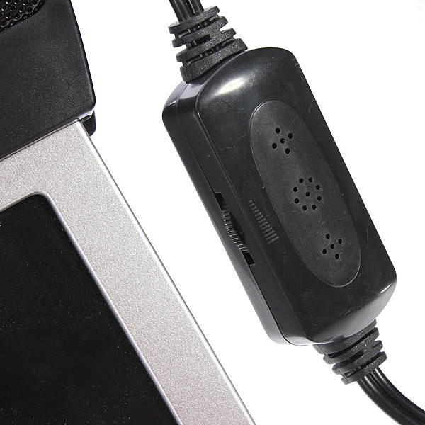 1 Pair Mini Portable Clipon USB Stereo Speakers line Controller Soundbar for Laptop Notebook Mp3 Phone Music Player PC with Clip