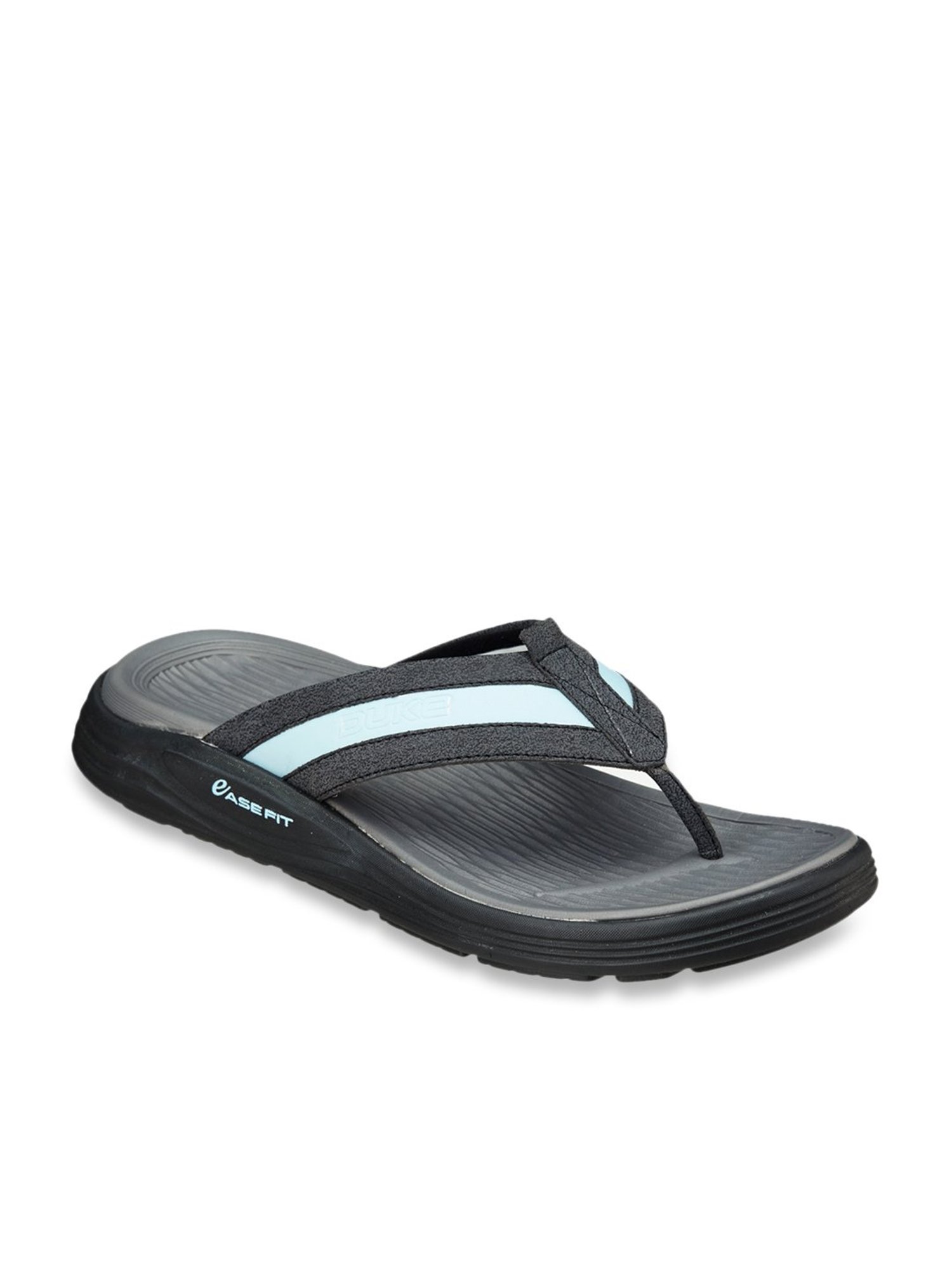 Duke Men's Grey Flip Flops