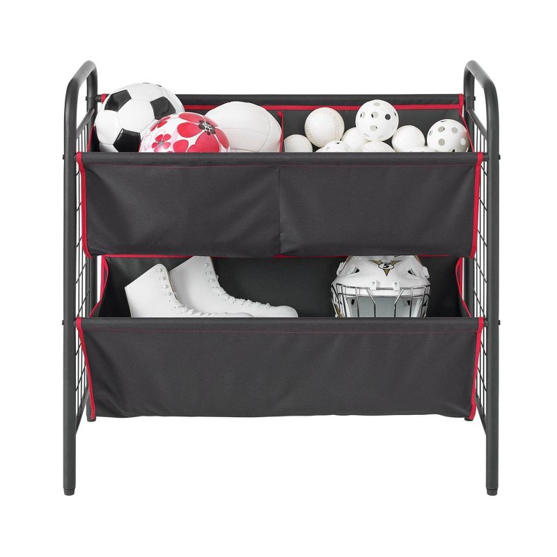 Neatfreak Sport 2 Tier Bin Organizer Black