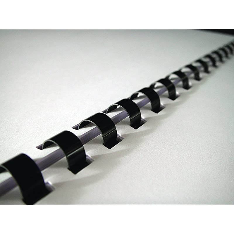 Binding Machine Star+ Comb Binding (5006501), Crystals Clear PVC Binding Covers, Letter, 200 Pack (5204303) and Plastic Comb Binding Spines, 3/8 inch Diameter, 55 Sheets, 200 Pack (52325)