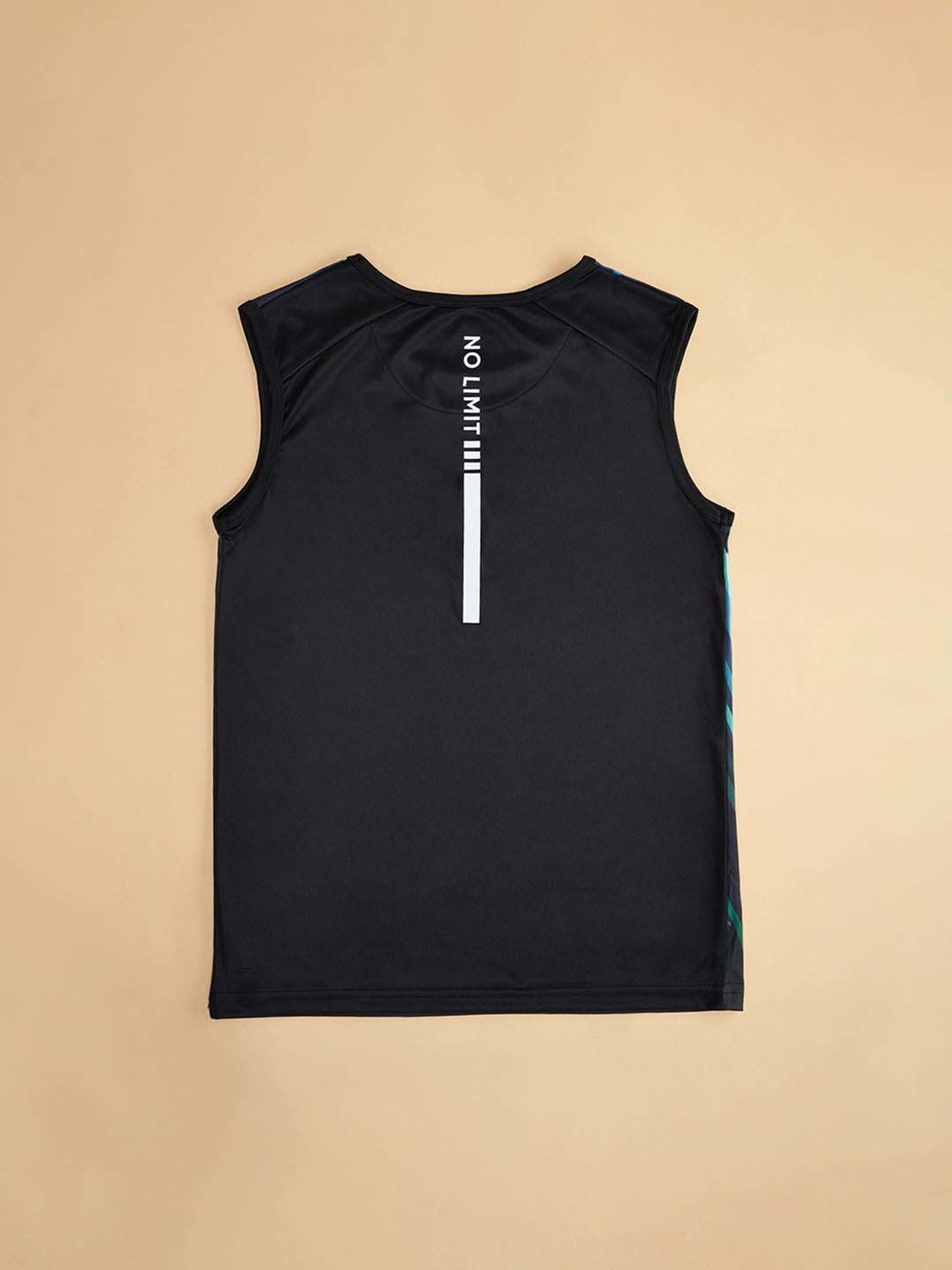 Pantaloons Junior Black Printed T-Shirt