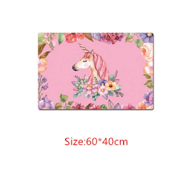 Cute Cartoon Animal mousepad unicorn anime color small gaming mouse pad 27*22cm 60*40cm 90*40cm M L XL gamer mouse mat