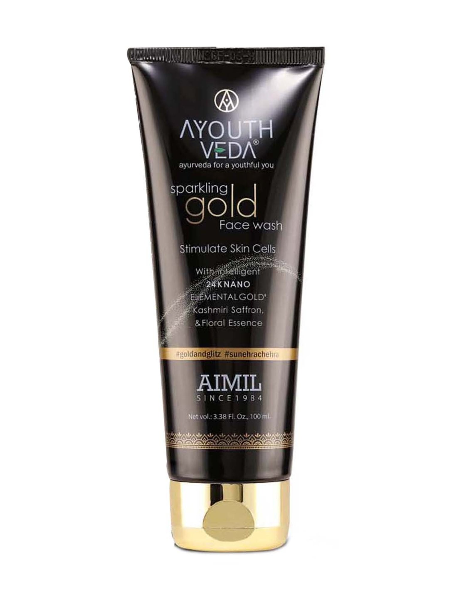 AyouthVeda Sparkling Gold Face Wash - 100 ml