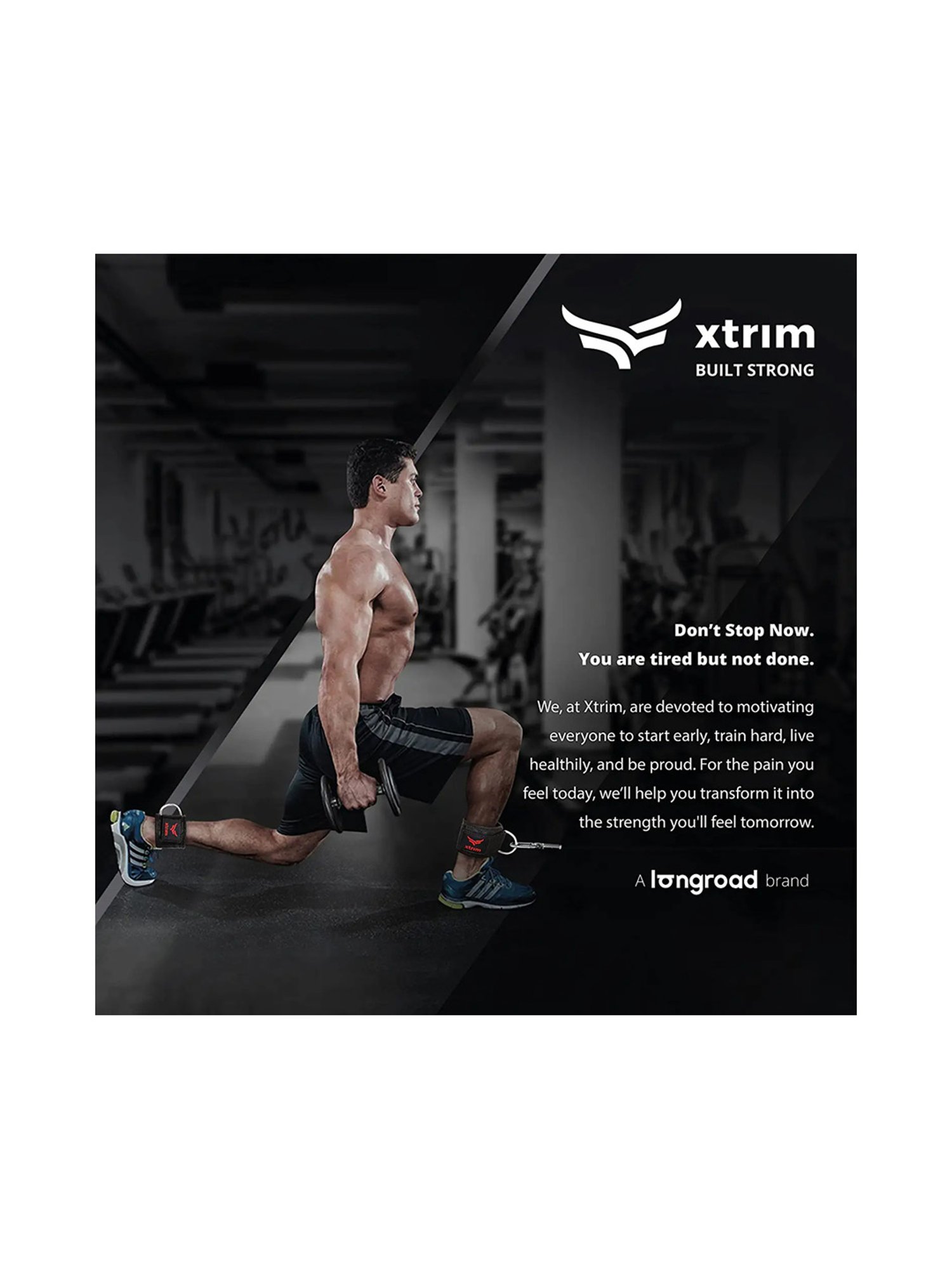 Xtrim Durafit Ankle Strap (Red)