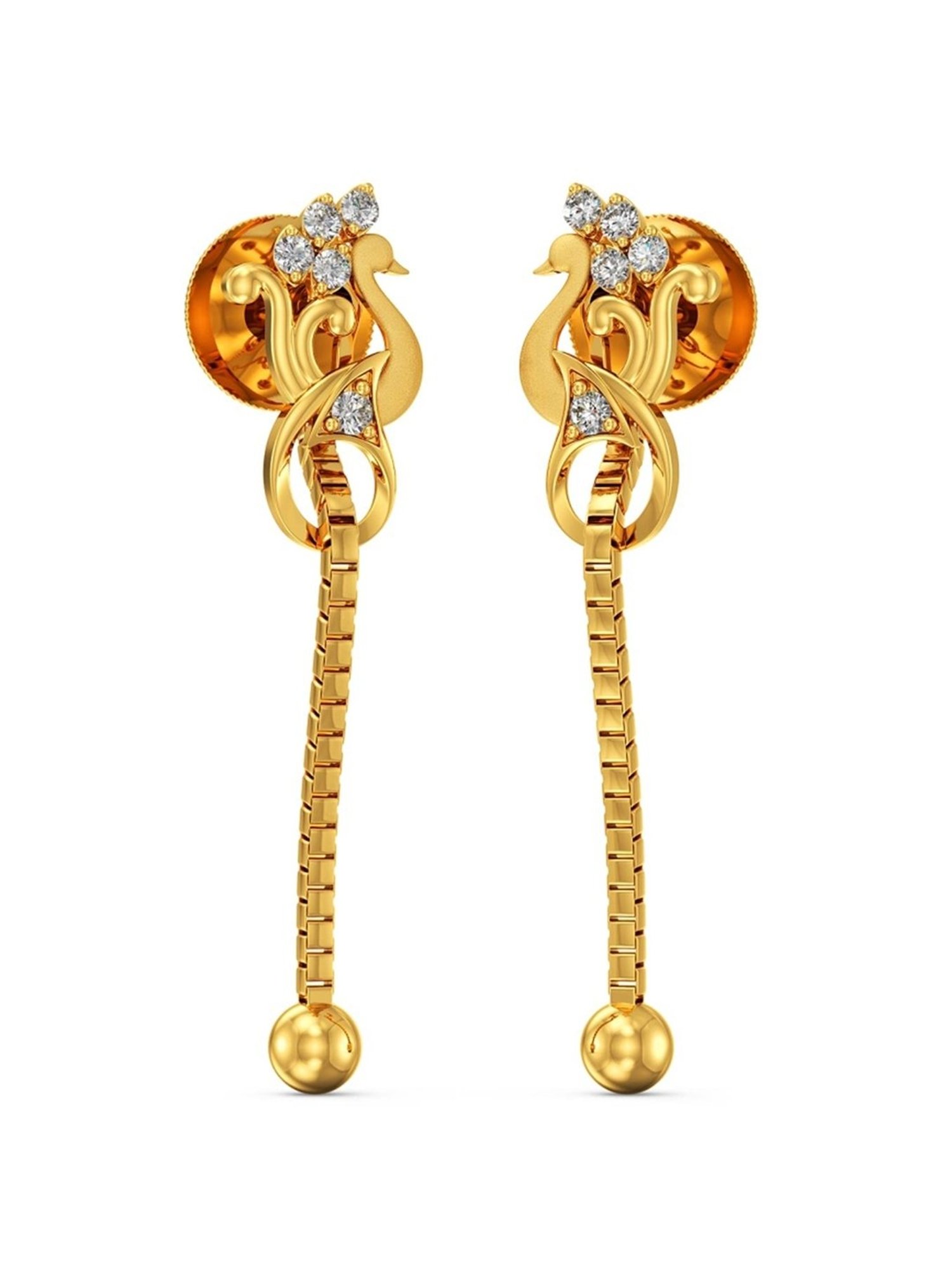 Joyalukkas Gold 22K Oasis Dangler Earrings for Women
