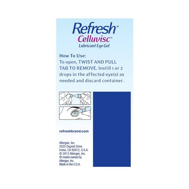 Refresh Celluvisc Lubricant Eye Drops - 30ct