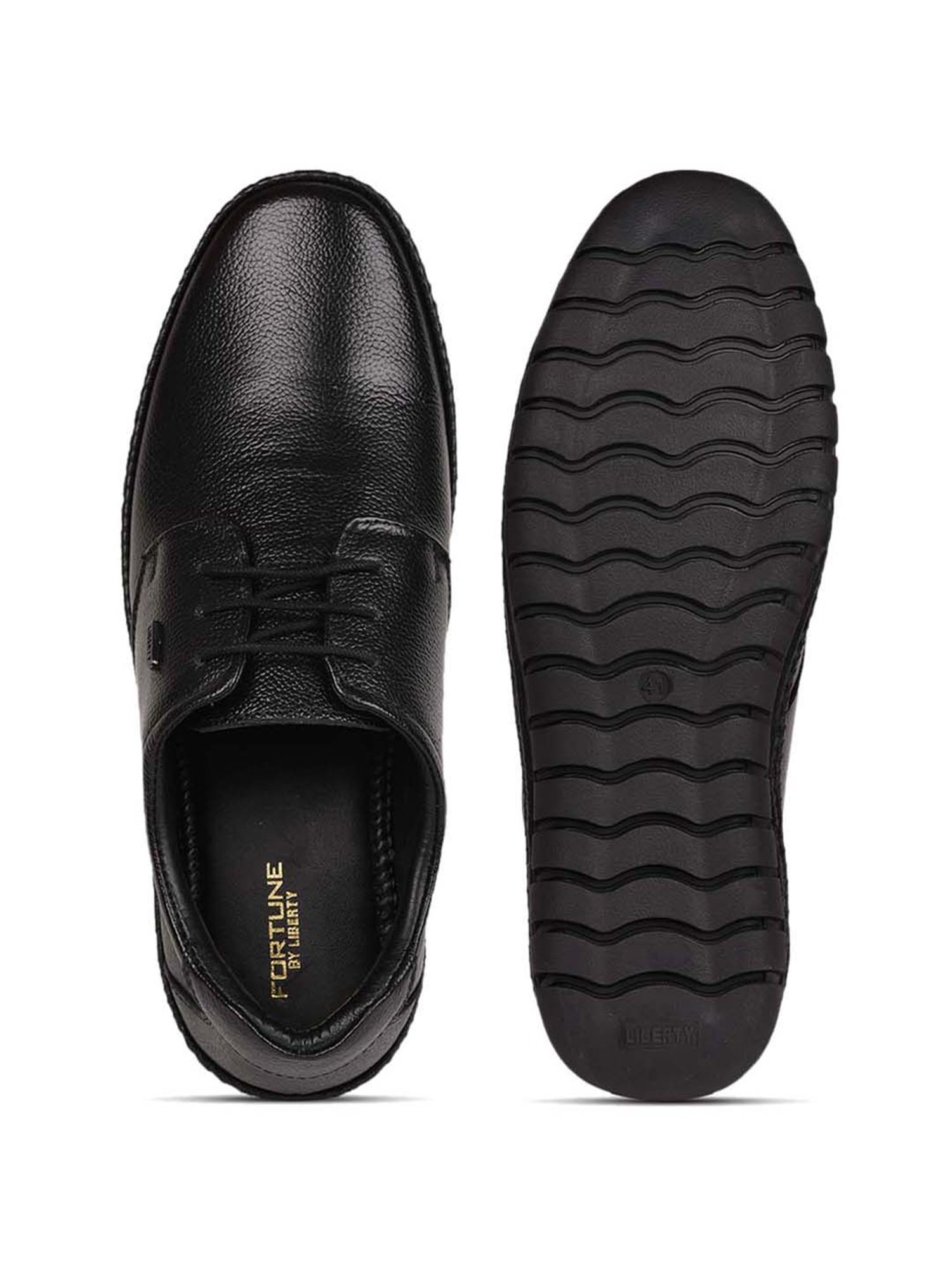 Fortune by Liberty Men's Black Derby Shoes