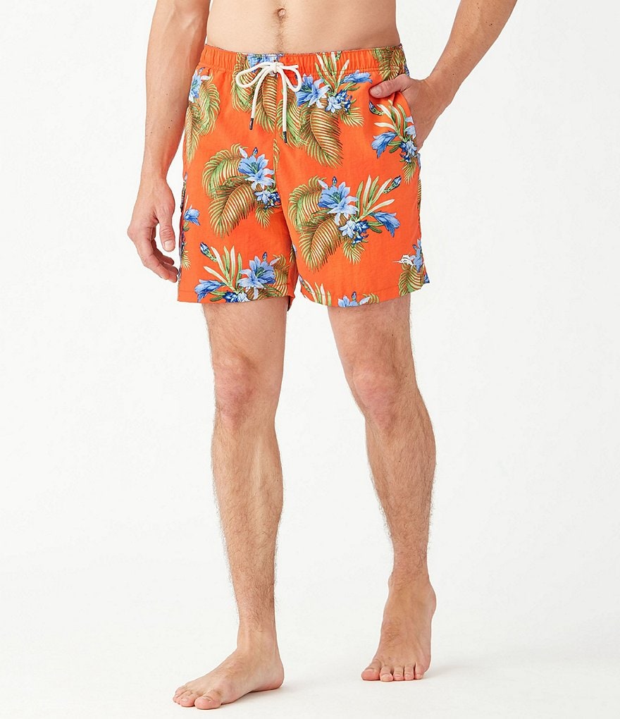 Polo Ralph Lauren Traveler Solid Blue 5 3/4#double; Inseam Swim Trunks