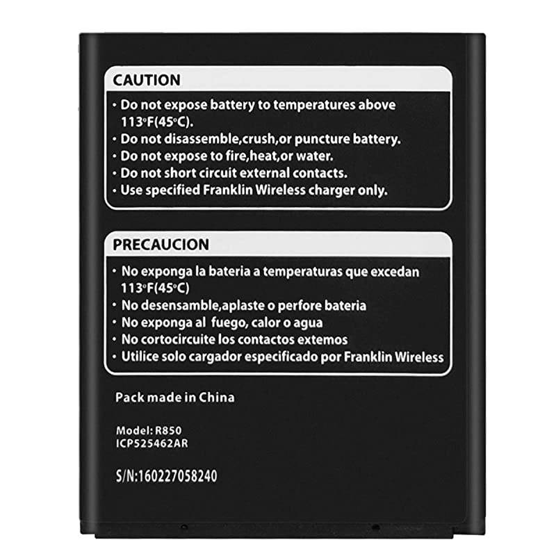WiFi Mobile Hotspot R850 Battery Replacement Repair Part Fix Dead Power Issue Fit Model R850 Boost Mobile, Sprint, Virgin Mobile