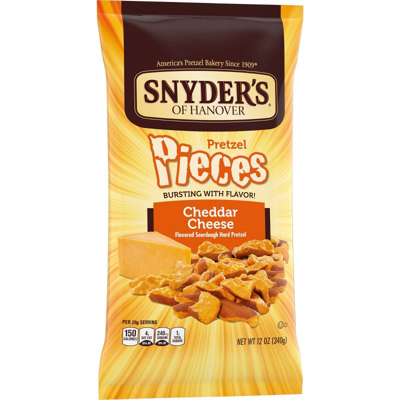 Snyder's of Hanover Cheddar Cheese Pretzel Pieces - 12oz